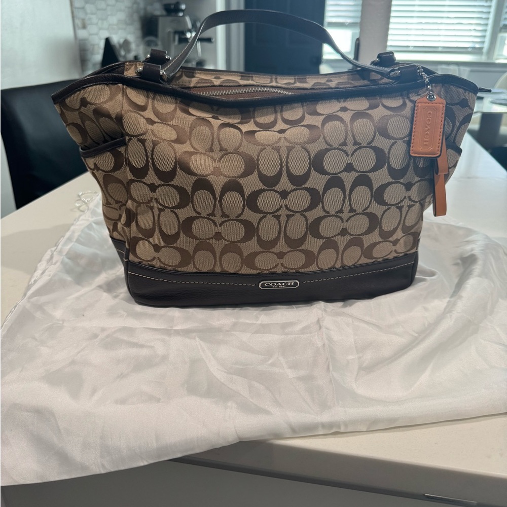 Coach Women’s Jacquard Shoulder Bag